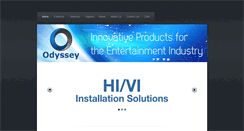 Desktop Screenshot of odyssey-products.com